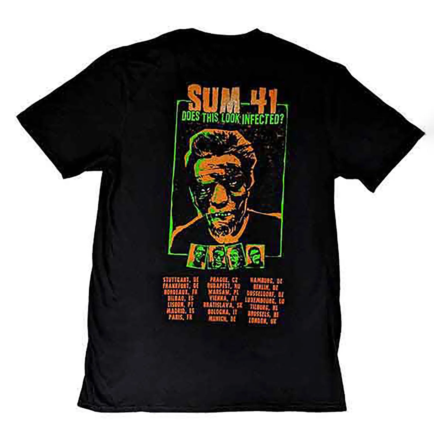 Does This Look Infected? European Tour 2022 T-shirt - Image 2