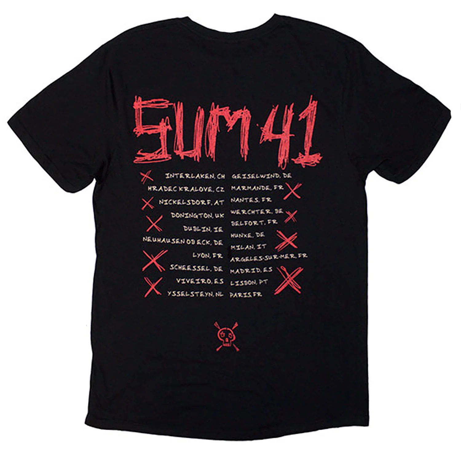 Tour '24 Fuck Sum 41 T-shirt - Image 2