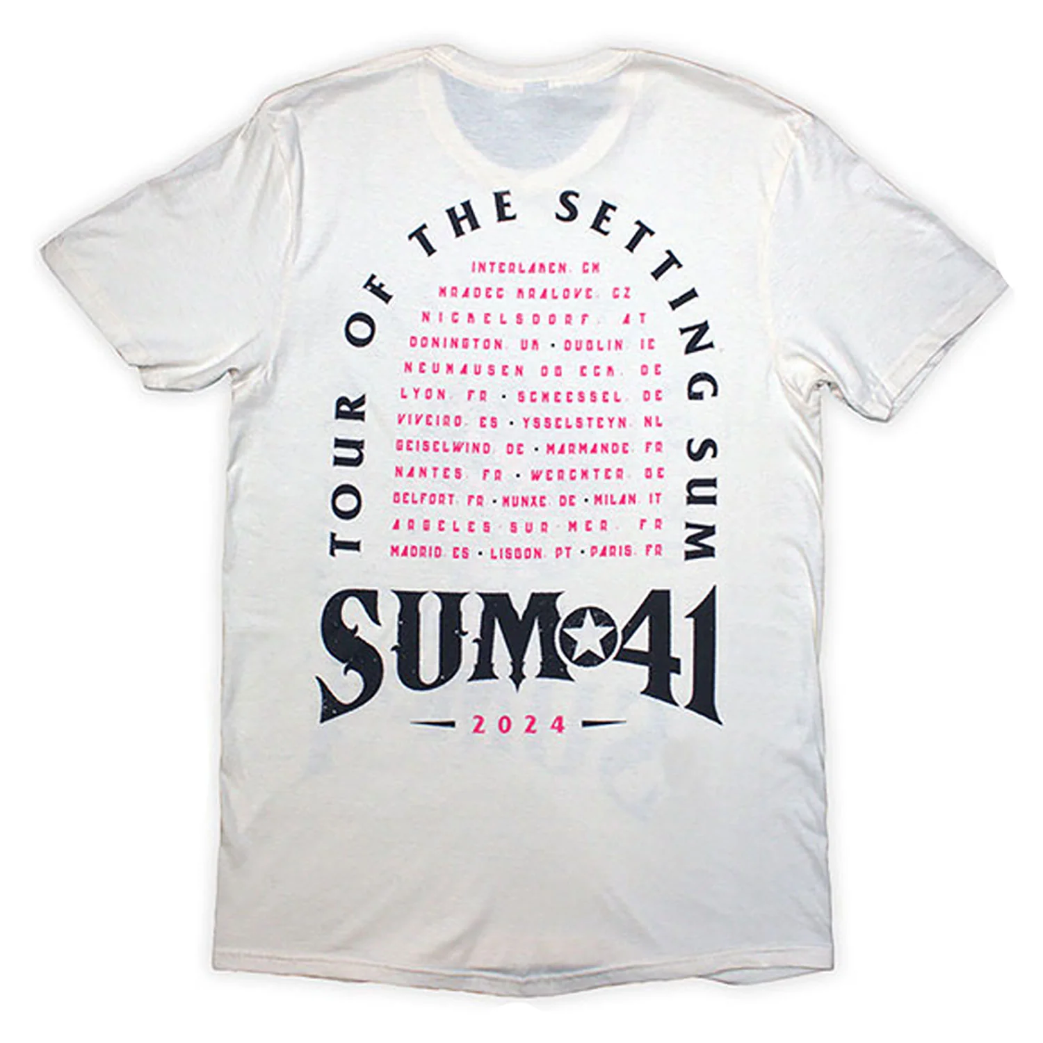 Tour '24 Pink Skull T-shirt - Image 2