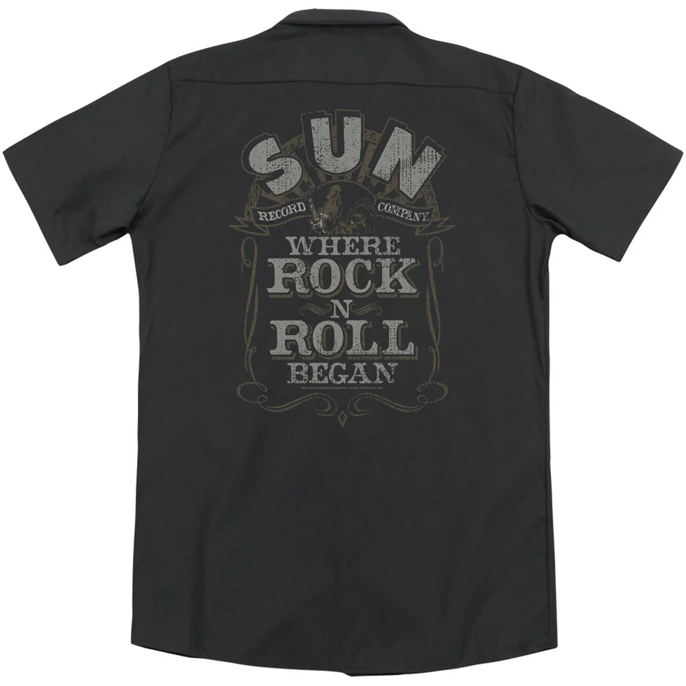 Where Rock Began (Back Print) Work Shirt - Image 2