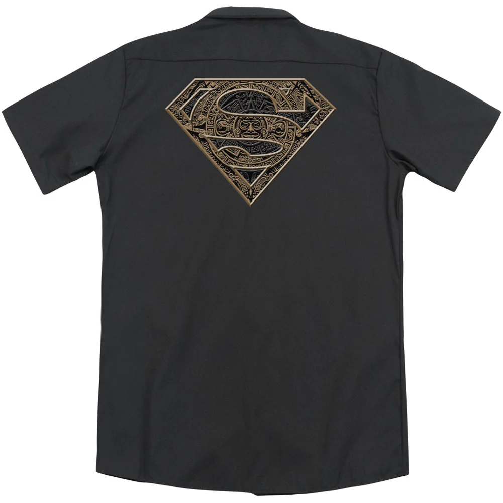 Aztec Shield (Back Print) Workshirt - Image 2