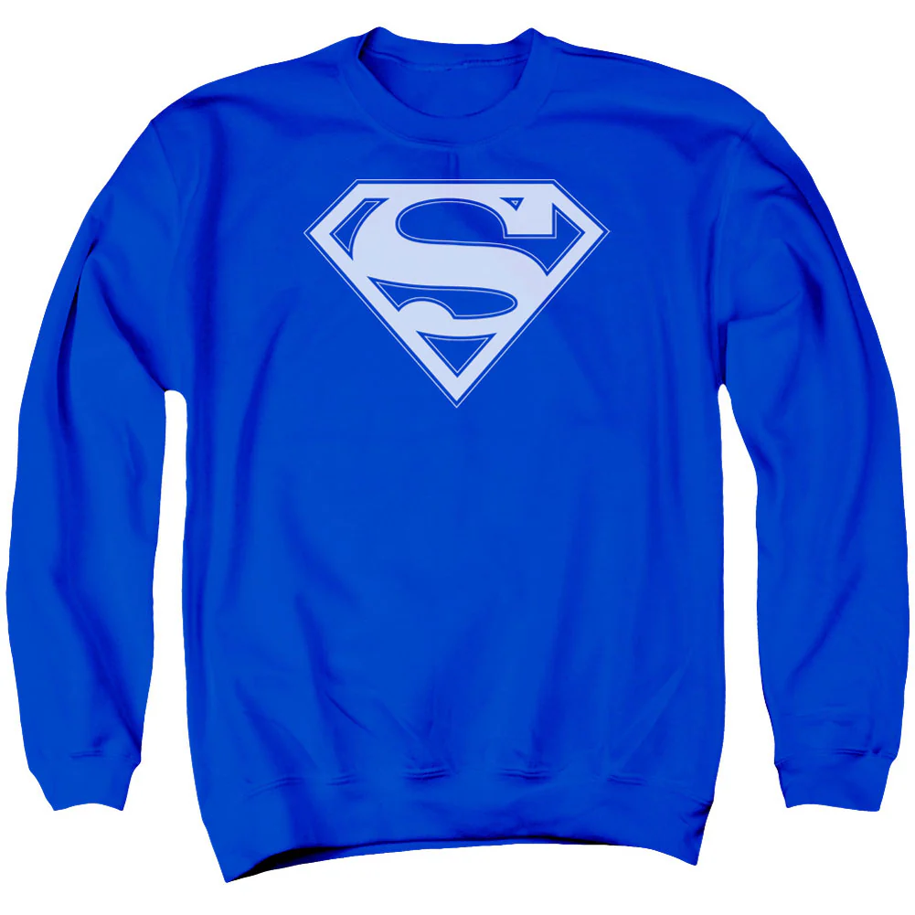 Blue &amp; White Shield Adult Sweatshirt