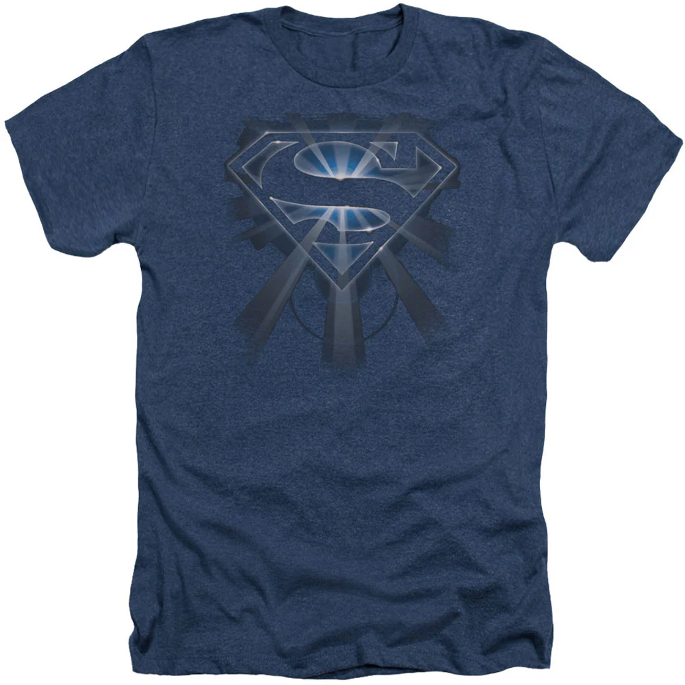 Glowing Shield Adult Heather 40% Poly T-shirt