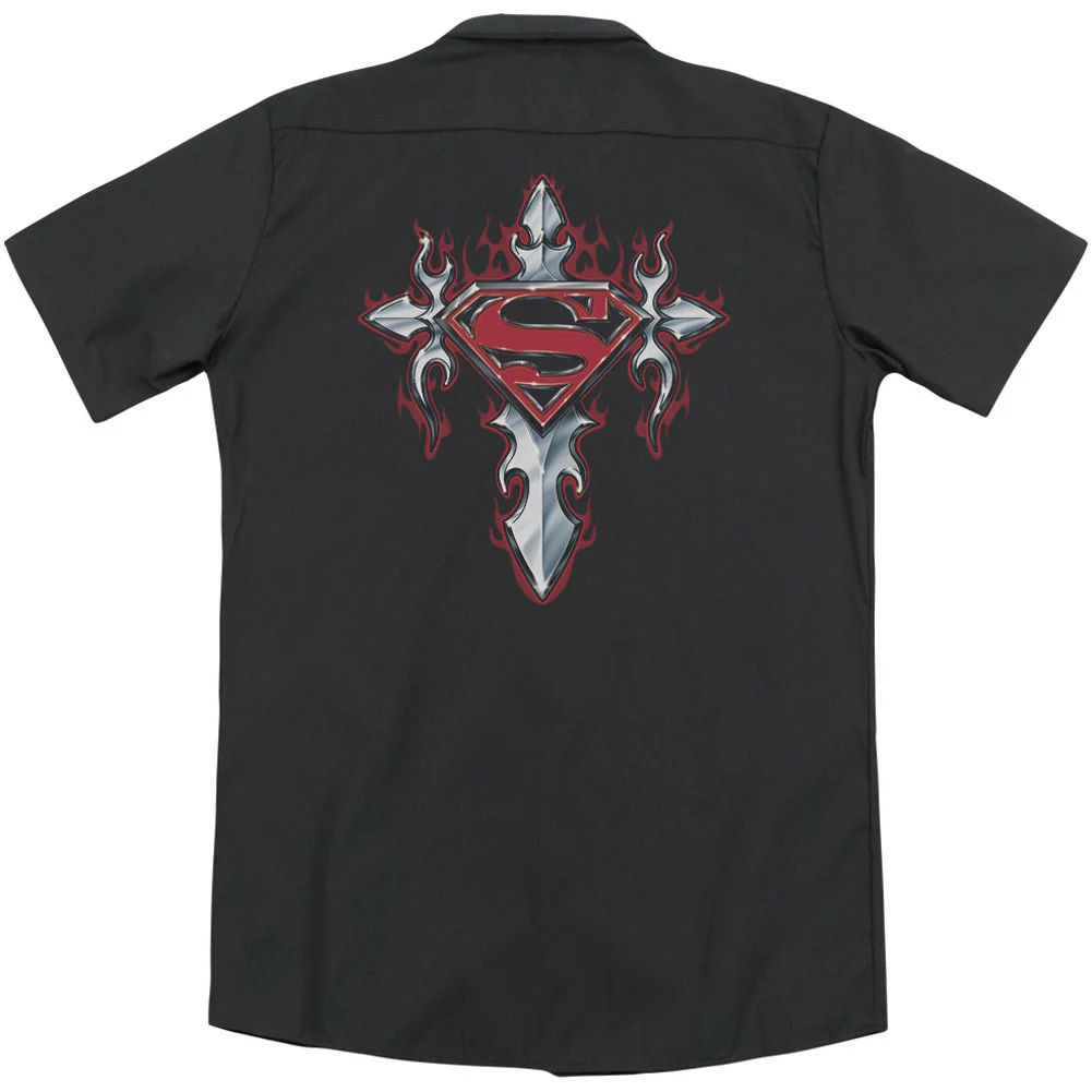 Gothic Steel Logo (Back Print) Workshirt - Image 2