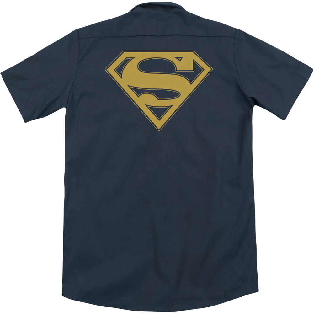 Maize & Blue Shield (Back Print) Workshirt - Image 2