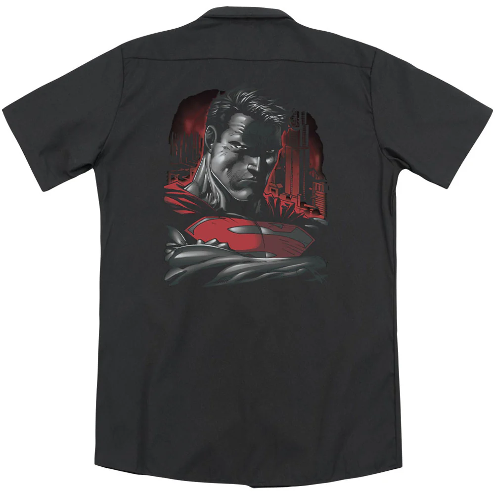 Man Of Steel (Back Print) Workshirt - Image 2