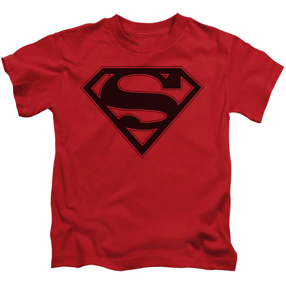 Red & Black Shield Juvenile Childrens T-shirt