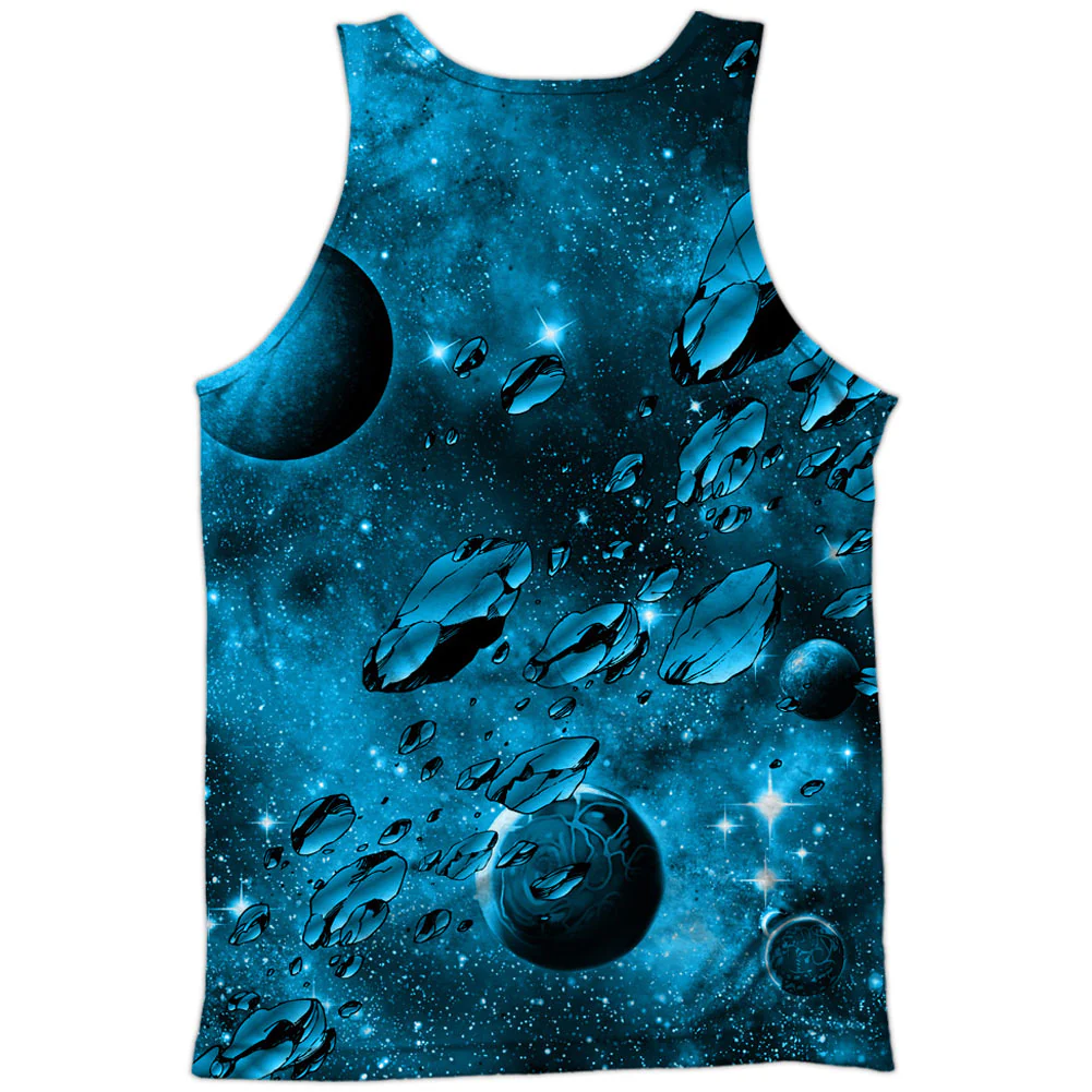 Red Sun 100% Poly Mens Tank - Image 2