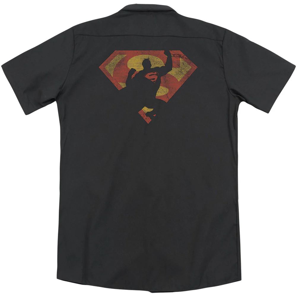S Shield Knockout(Back Print) Workshirt - Image 2