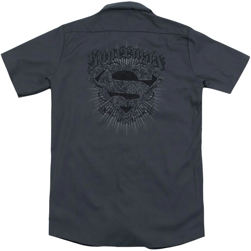 Scrolling Shield (Back Print) Workshirt - Image 2