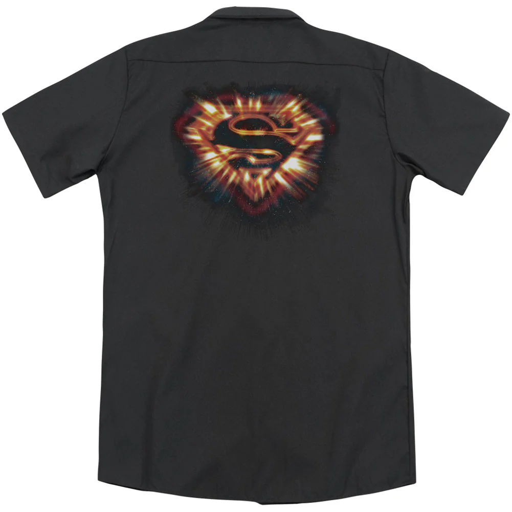 Space Burst Shield (Back Print) Workshirt - Image 2