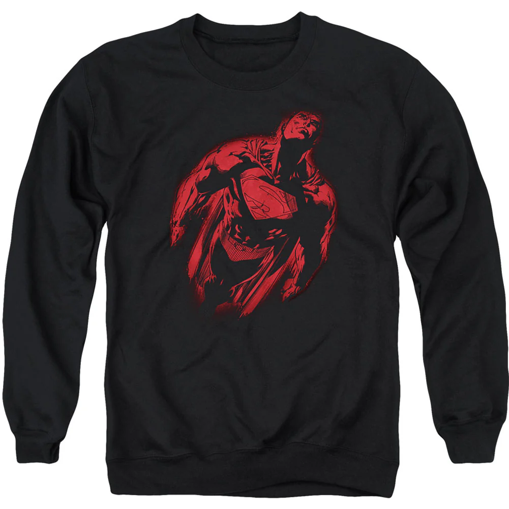 Sprayed Supes Adult Sweatshirt