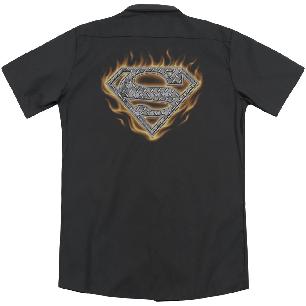Steel Fire Shield(Back Print) Workshirt - Image 2