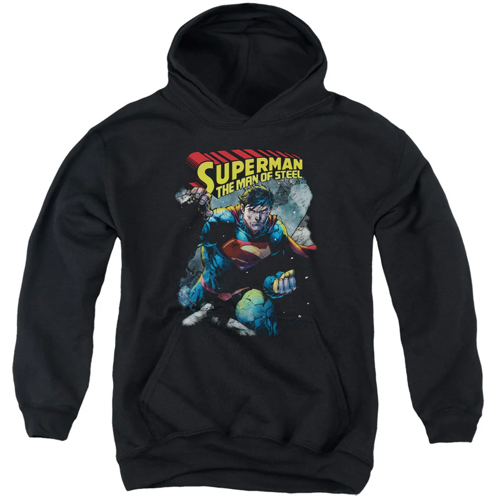 Through The Rubble Youth 50% Poly Hooded Sweatshirt