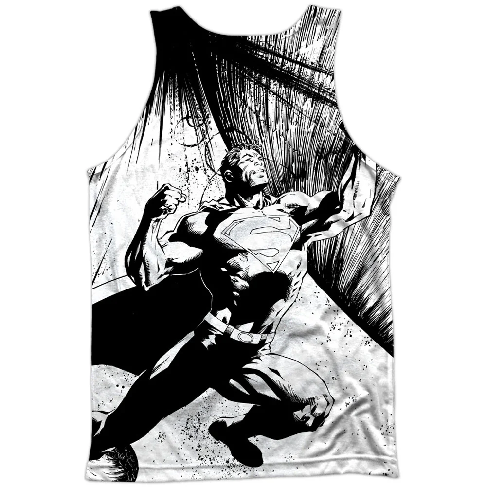 To Infinity 100% Poly Front/Back Print Mens Tank - Image 2