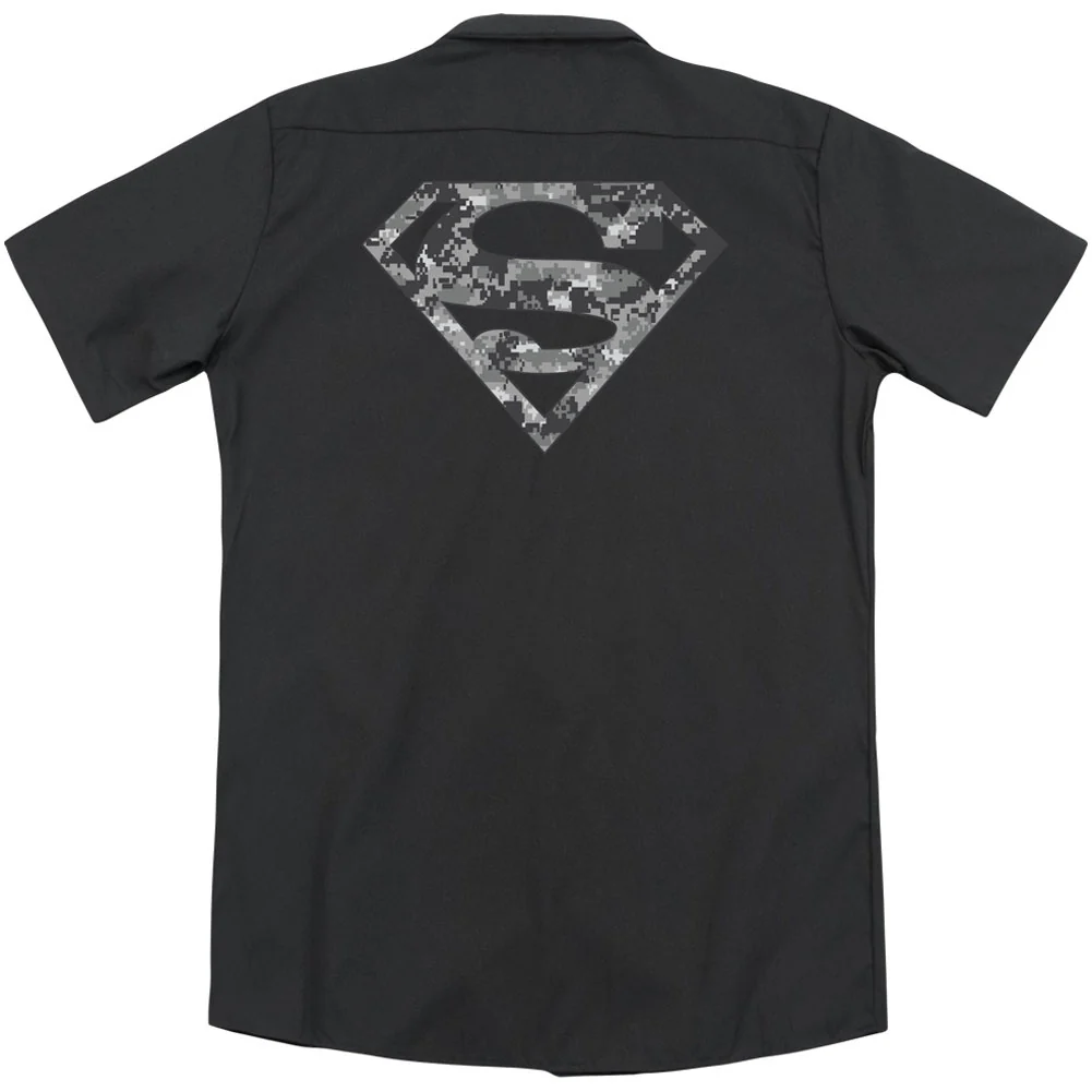Urban Camo Shield (Back Print) Workshirt - Image 2