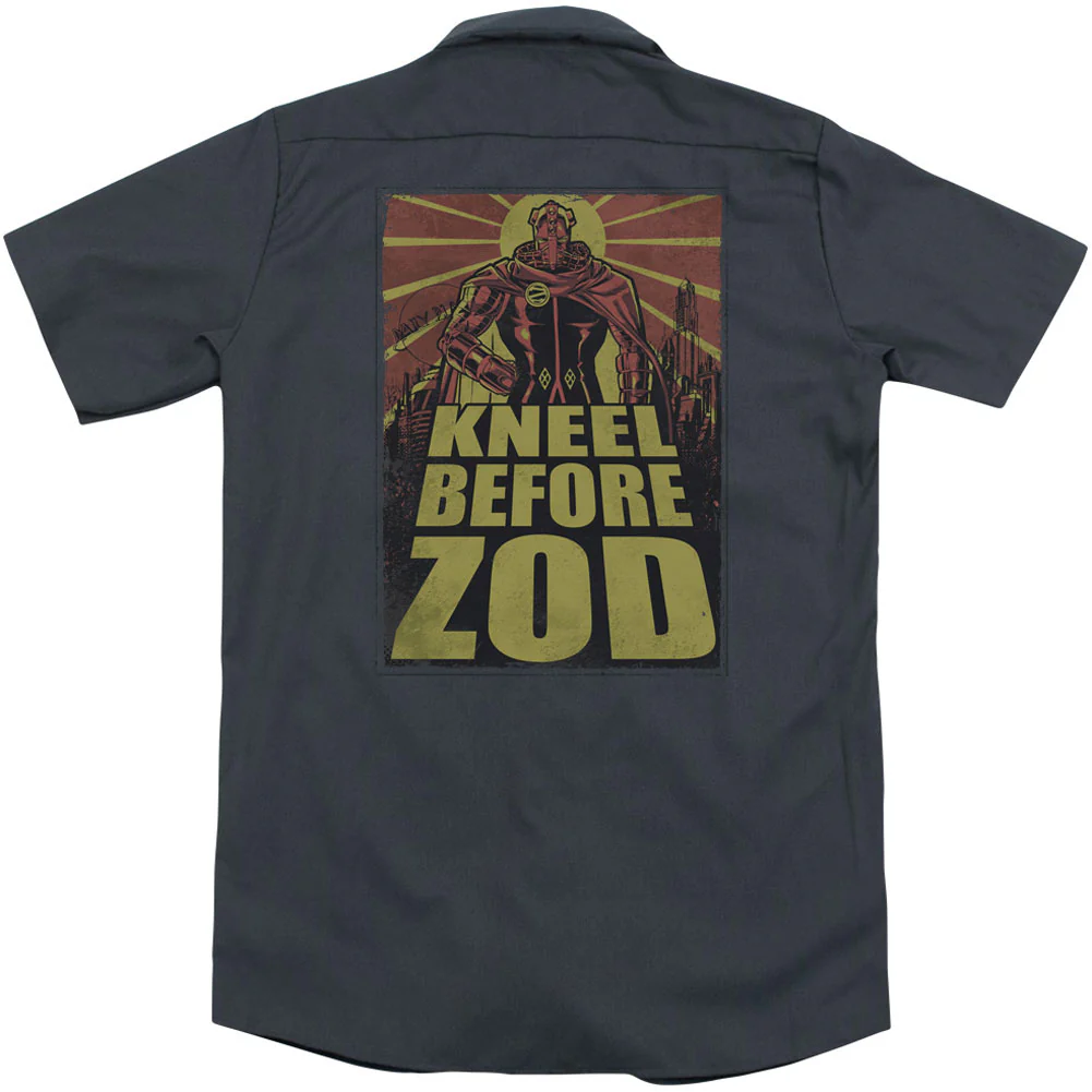 Zod Poster (Back Print) Workshirt - Image 2
