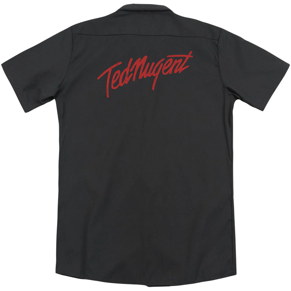 Distress Logo(Back Print) Work Shirt - Image 2