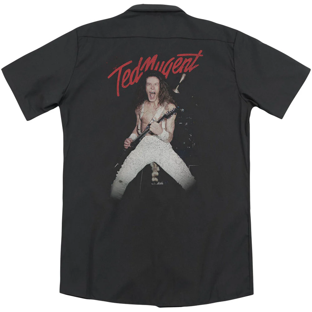 Rockin(Back Print) Work Shirt - Image 2