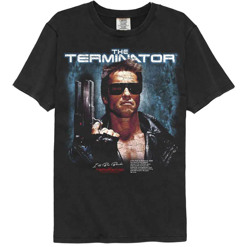 Terminator Jacket Pistol Poster Comfort Color T-shirt