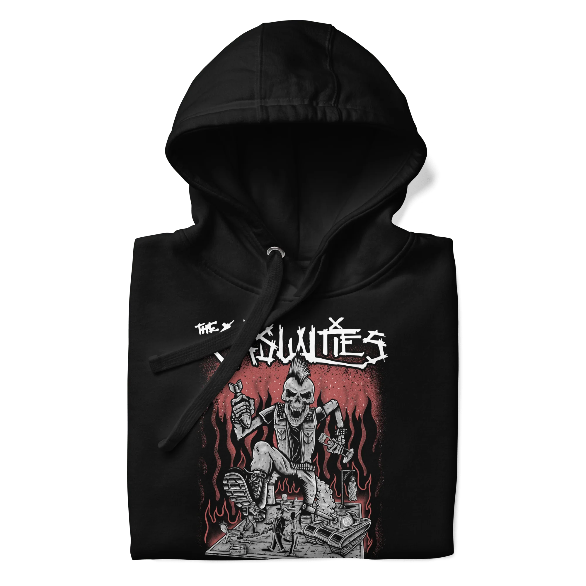 The Casualties  - All Out War Hoodie