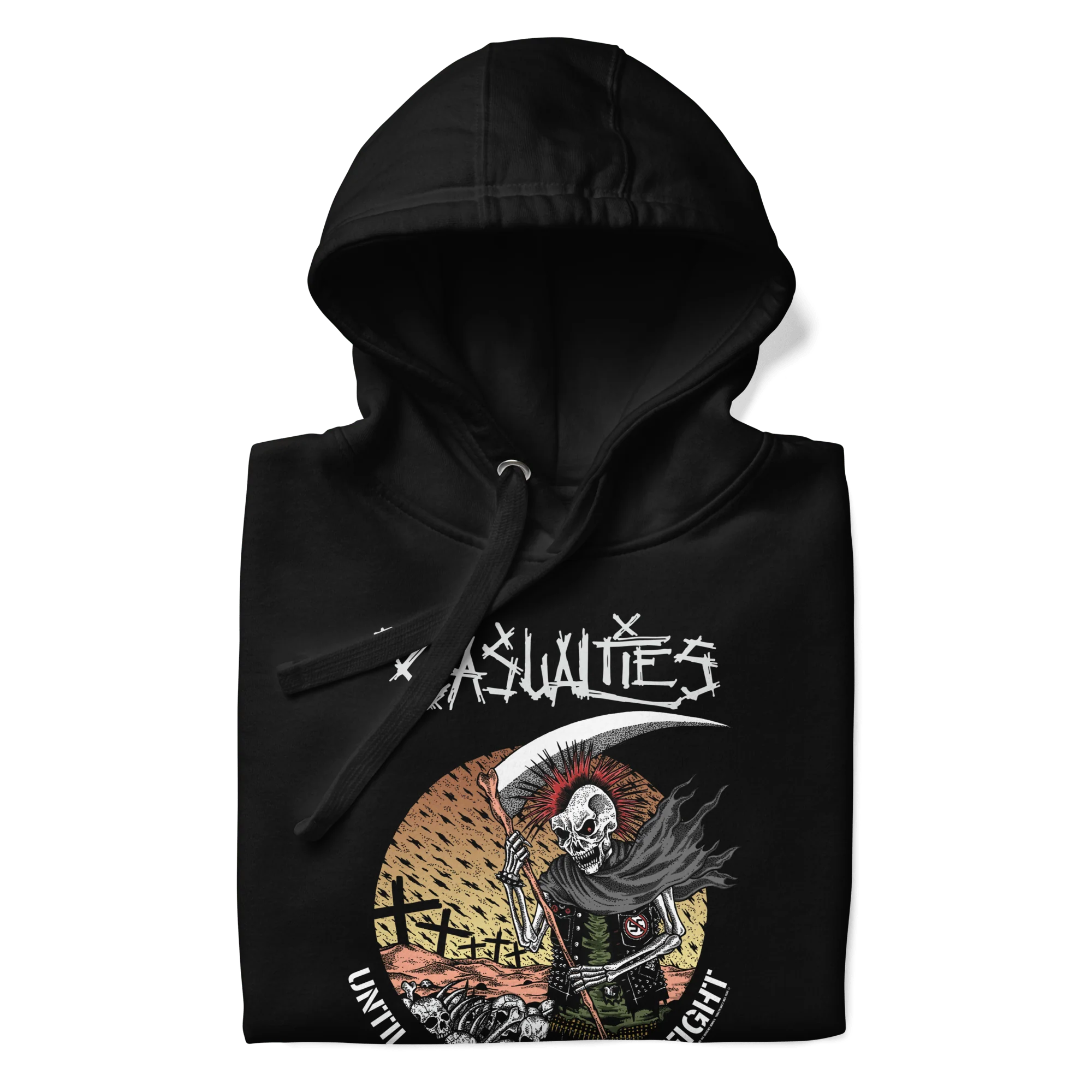The Casualties  - Until Death Hoodie