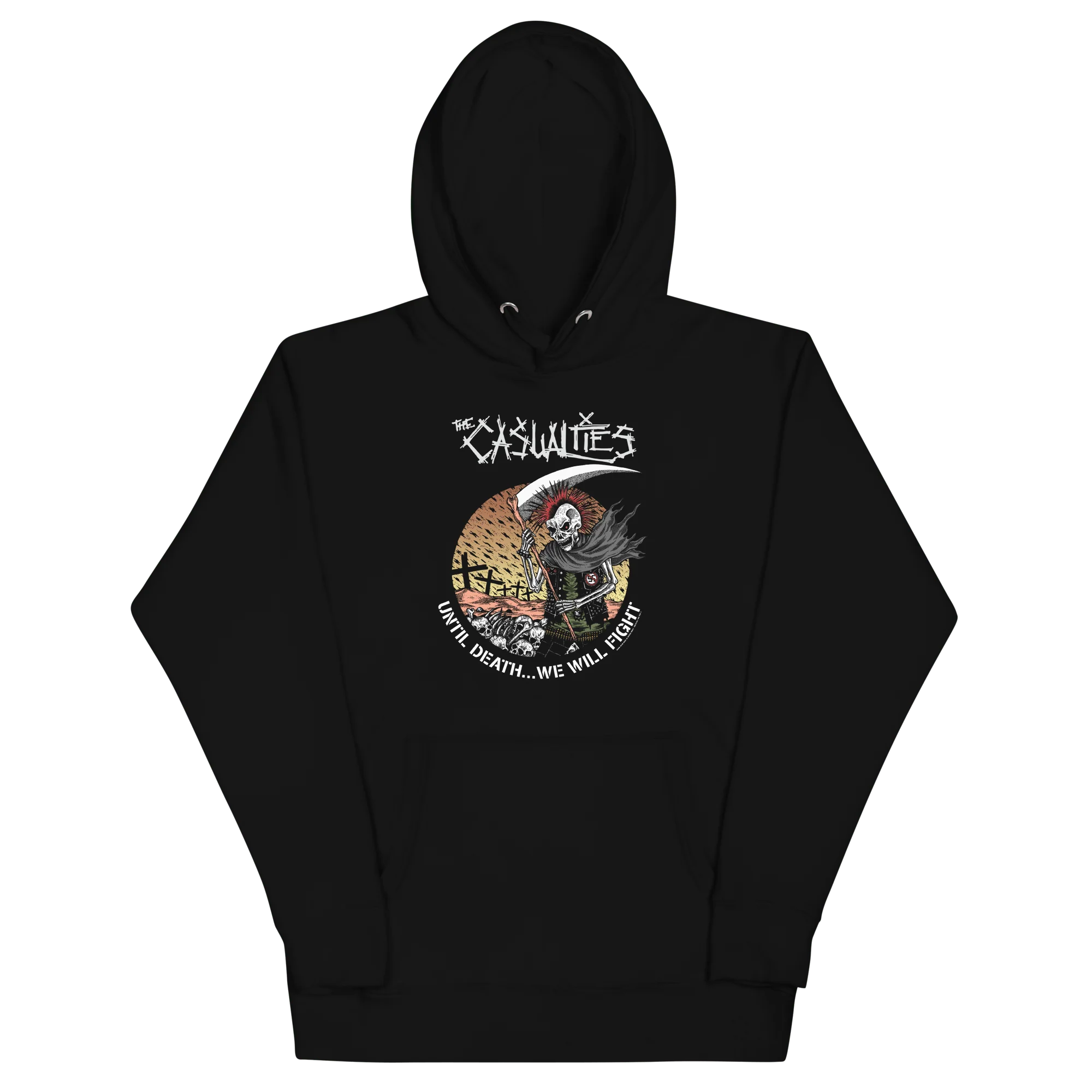 The Casualties  - Until Death Hoodie - Image 2