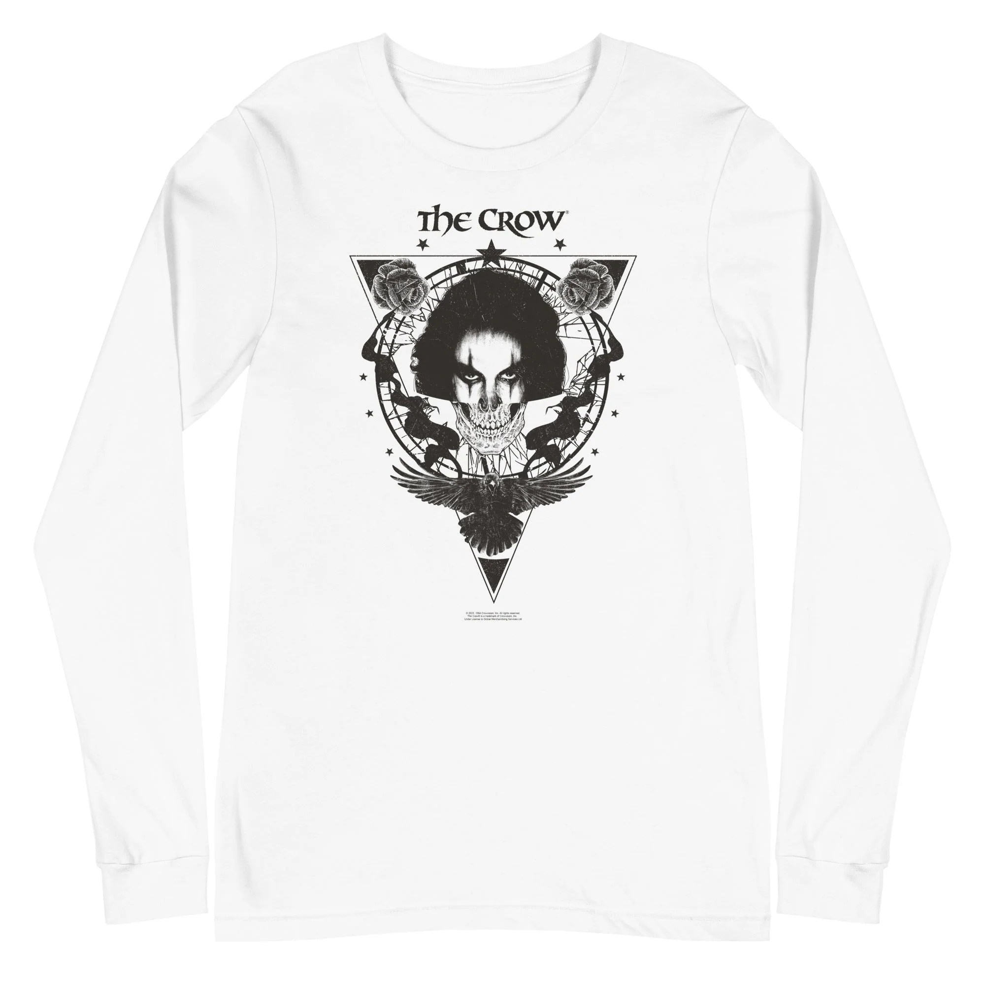 The Crow - Badge Emblem Long Sleeve T-Shirt