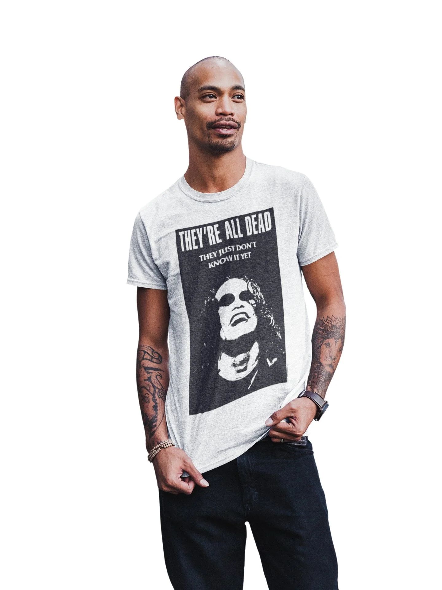 The Crow - Dead Movie Poster Jumbo Print T-Shirt - Image 2