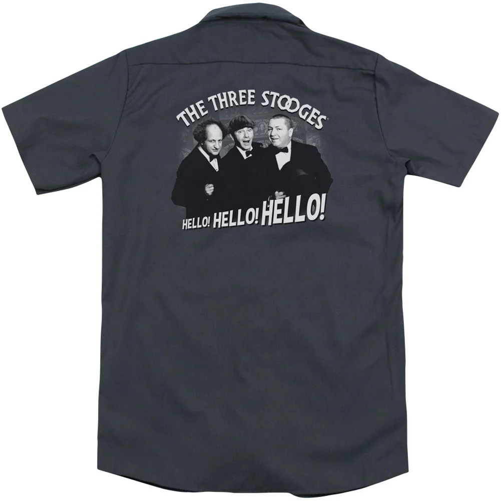 Hello Again(Back Print) Workshirt - Image 2