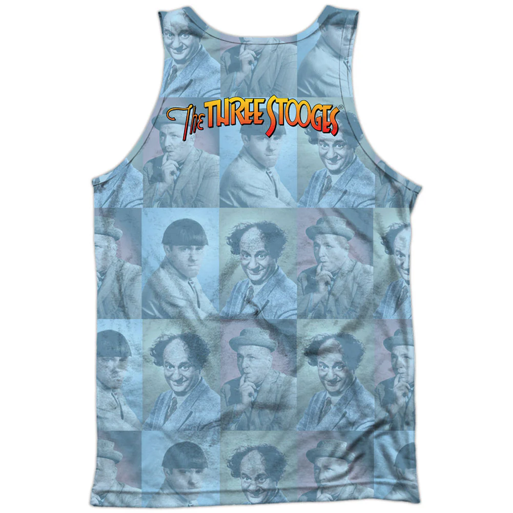 Portraits 100% Poly Front/Back Print Mens Tank - Image 2