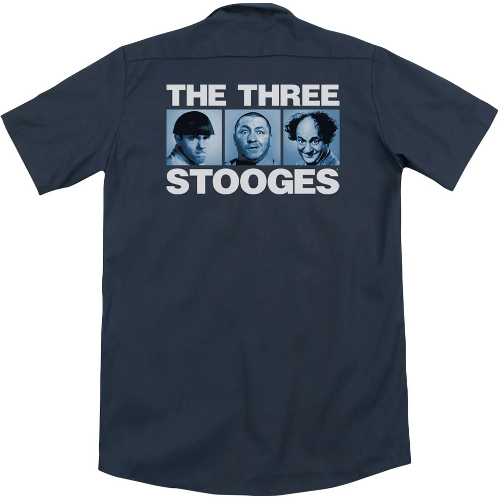 Three Squares(Back Print) Workshirt - Image 2