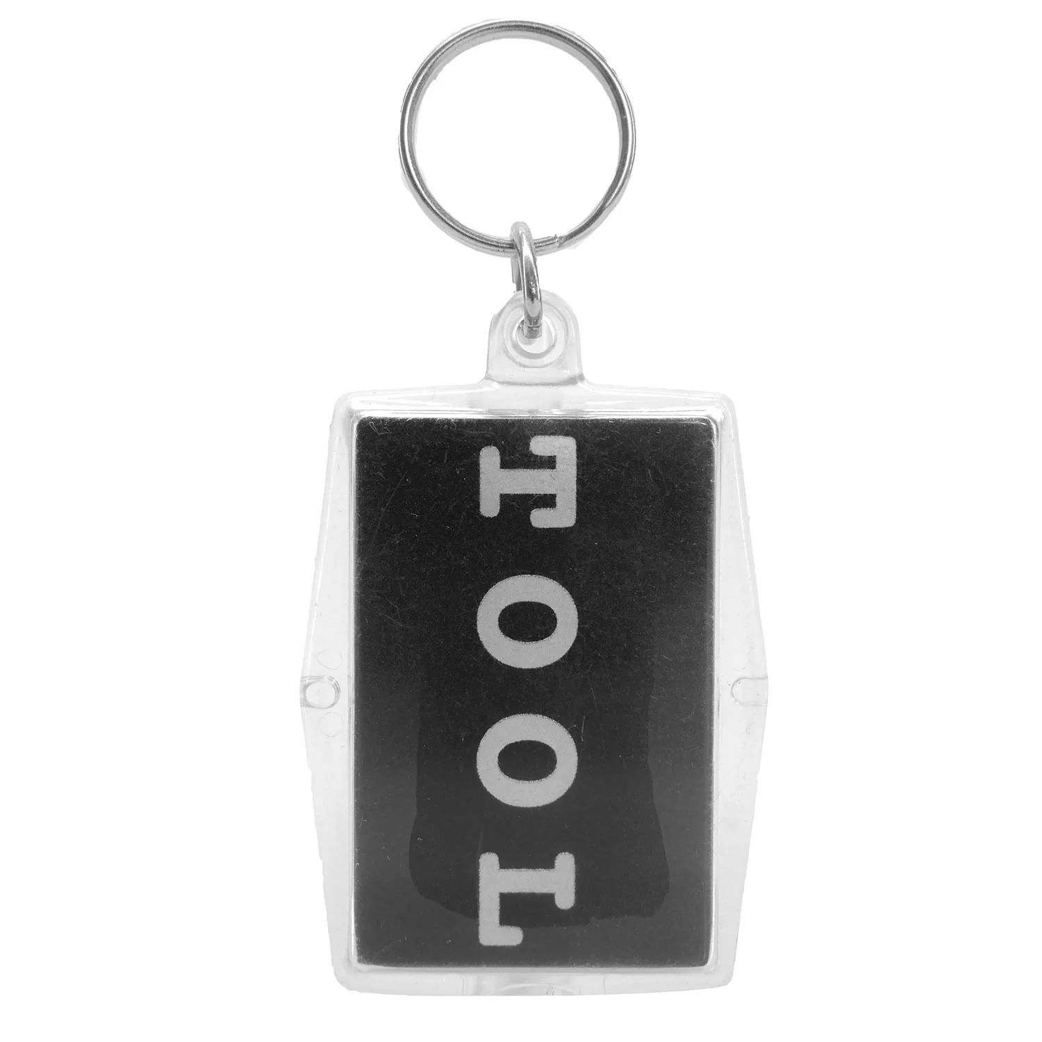 Condoms Are For Pussys And Assholes Plastic Key Chain