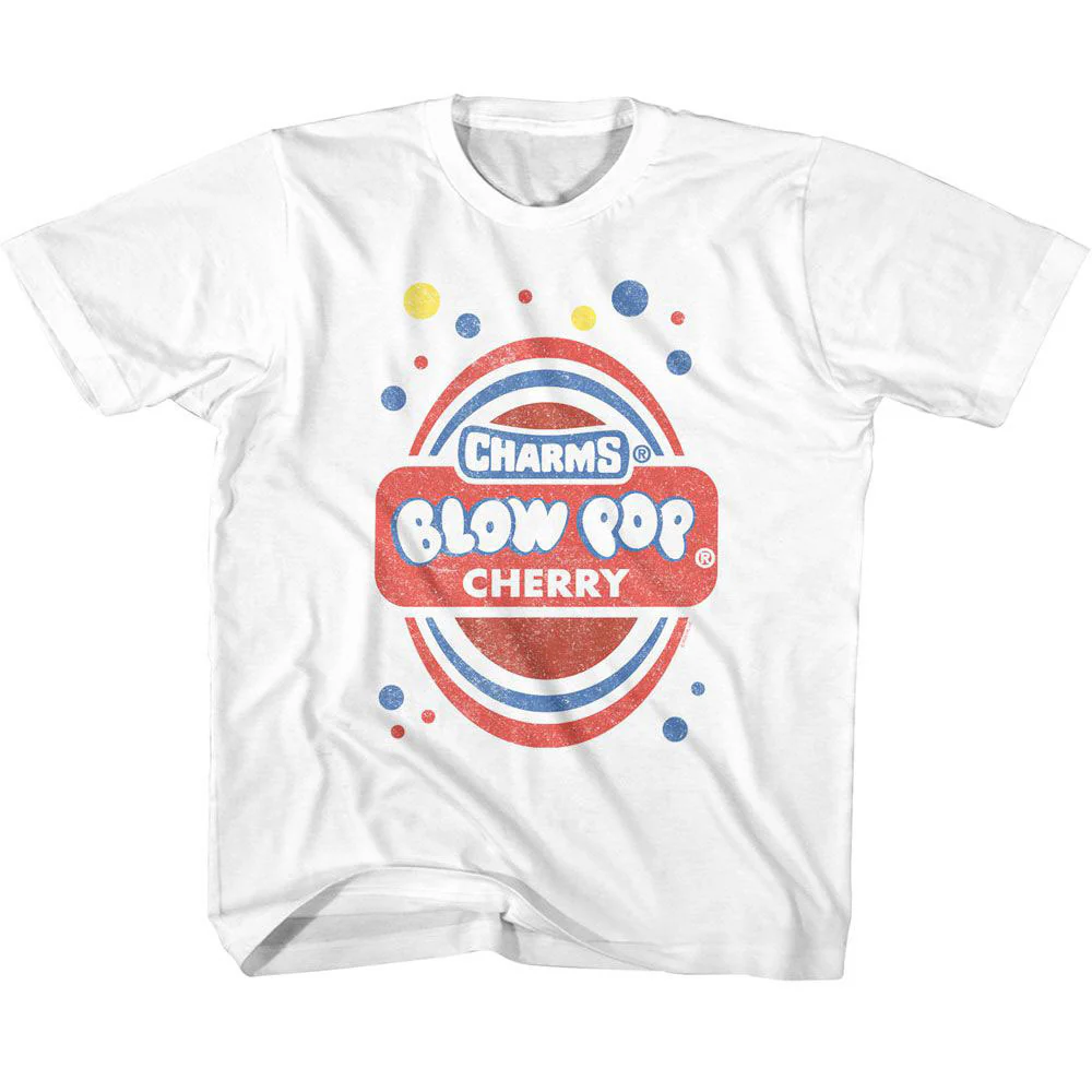 Tootsie Roll Cherry Wrapper Art Kids Childrens T-shirt