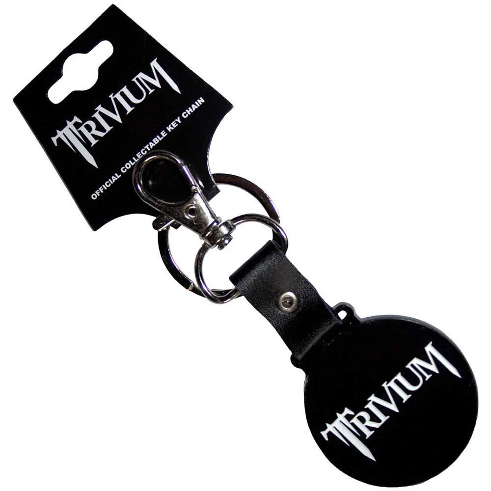 Classic Logo Mono Circle Metal Key Chain