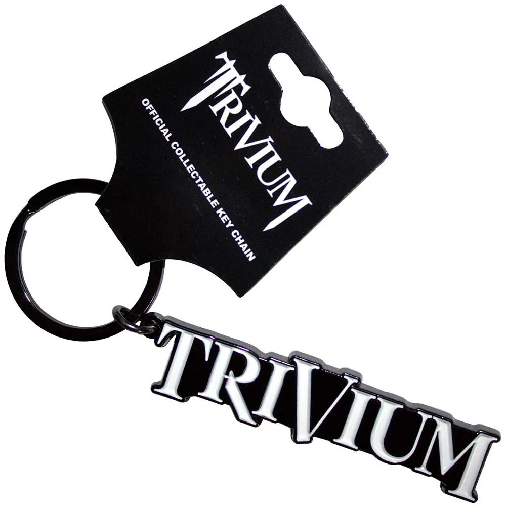 Logo Black Metal Key Chain