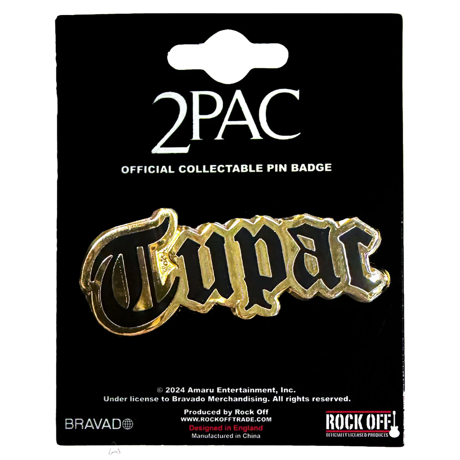 Logo Gold Pewter Pin Badge - Image 2