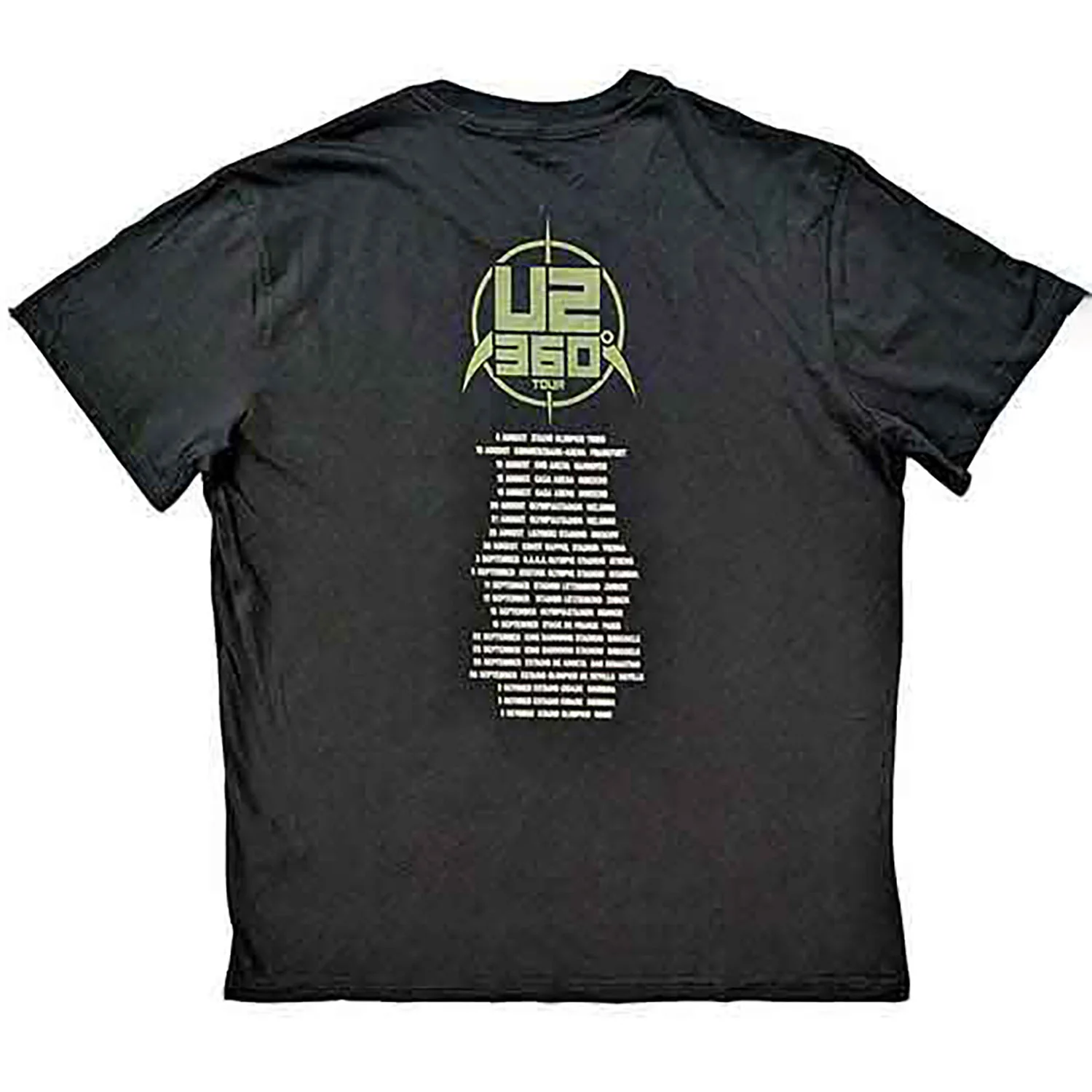 360 Degree Tour 2010 Band Photo T-shirt - Image 2