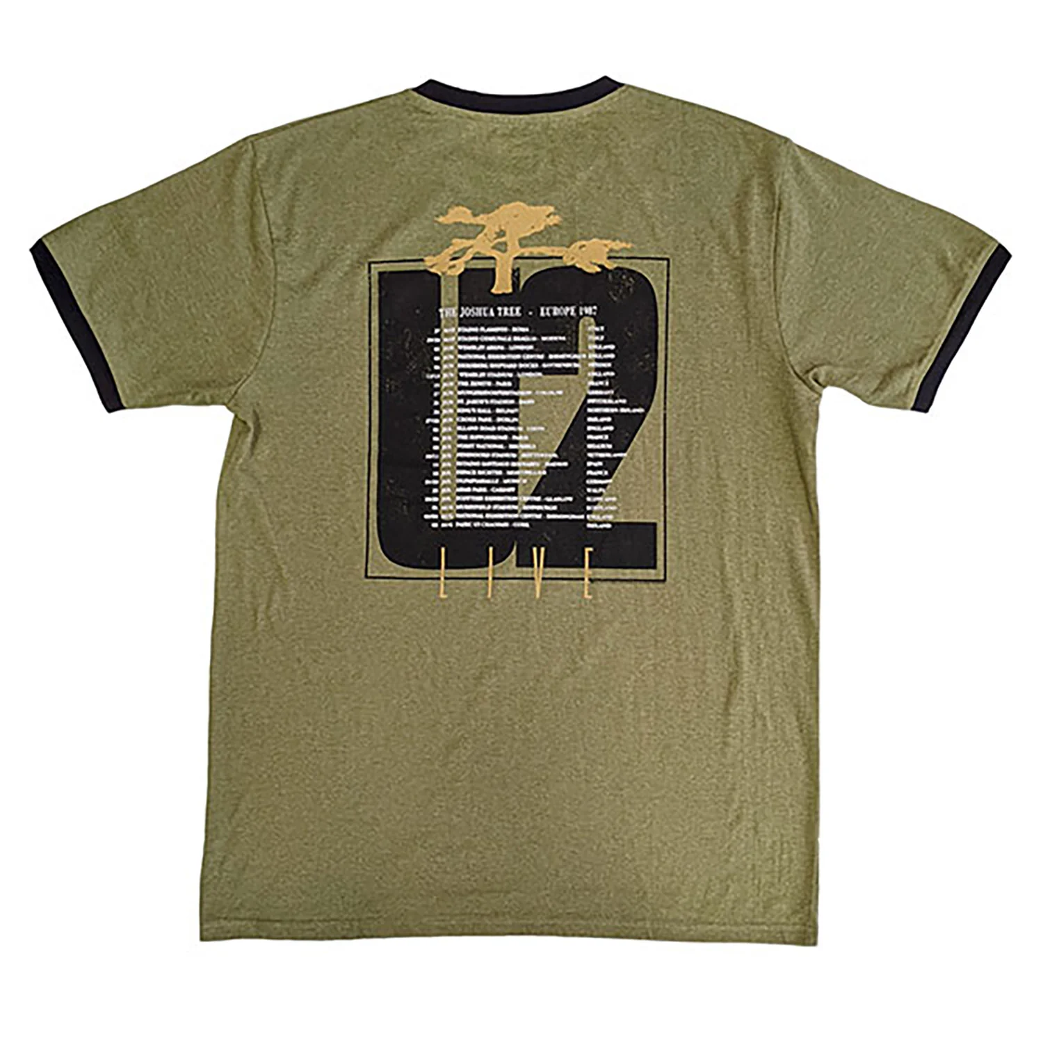 Joshua Tree Europe 1987. T-shirt - Image 2
