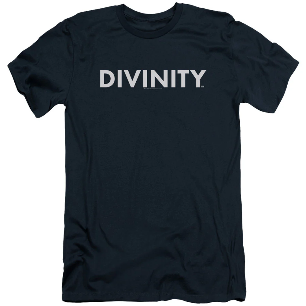 Divinity Logo Premium Canvas Brand Slim Fit T-shirt
