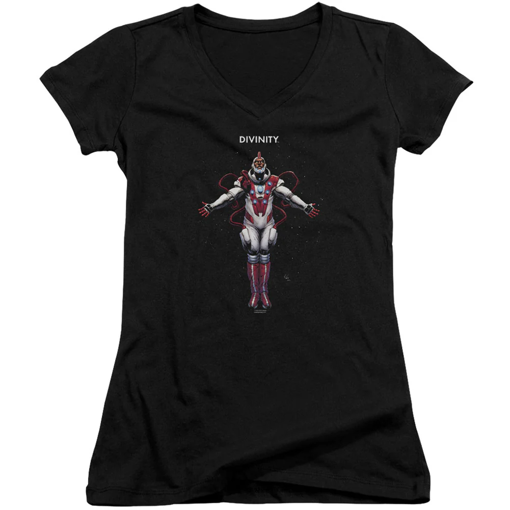 Divinity Space Cap Sleeve Junior Top