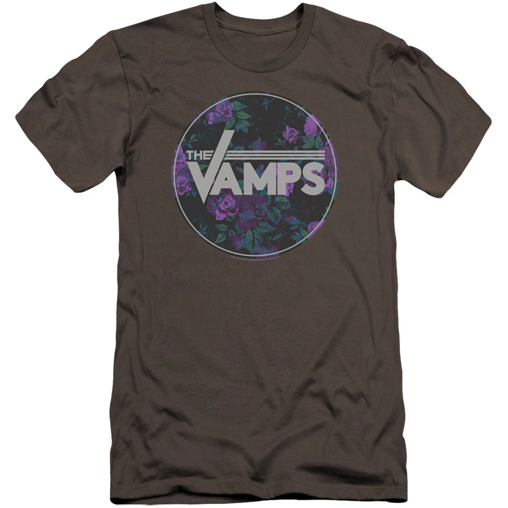 Floral Vamps Premium Canvas Brand Slim Fit T-shirt