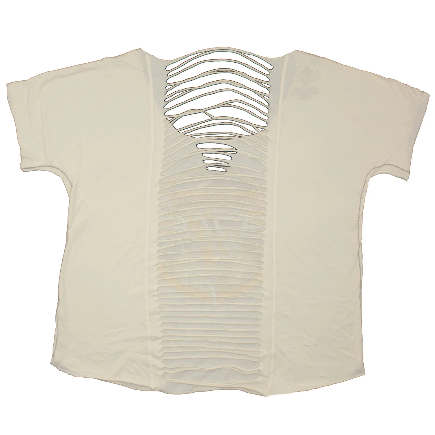 Oversized Crop VH World Logo by TRUNK LTD (Fits Like LG/XL) Junior Top - Image 2
