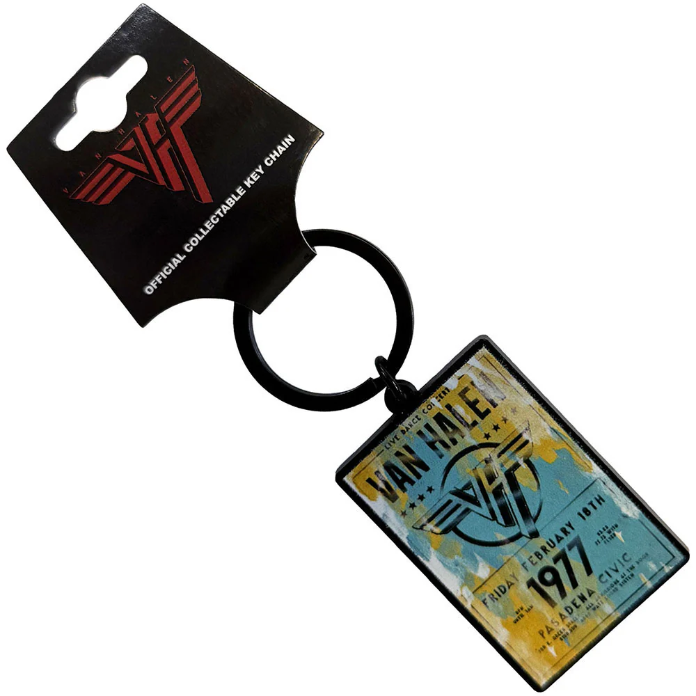 Pasadena '77 Metal Key Chain