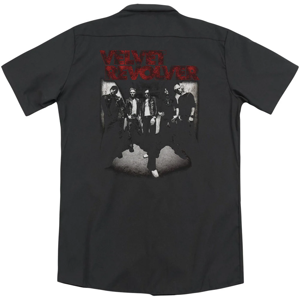 Grop Shot(Back Print) Work Shirt - Image 2