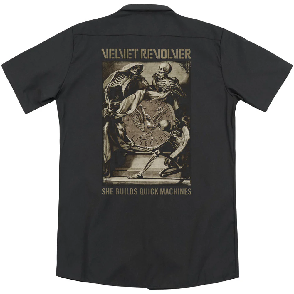 Quick Machines(Back Print) Work Shirt - Image 2