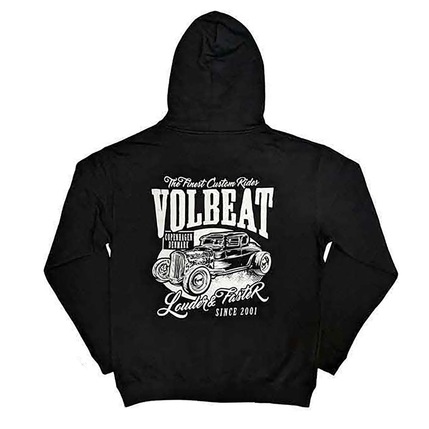 Louder And Faster Zippered Hooded Sweatshirt - Image 2