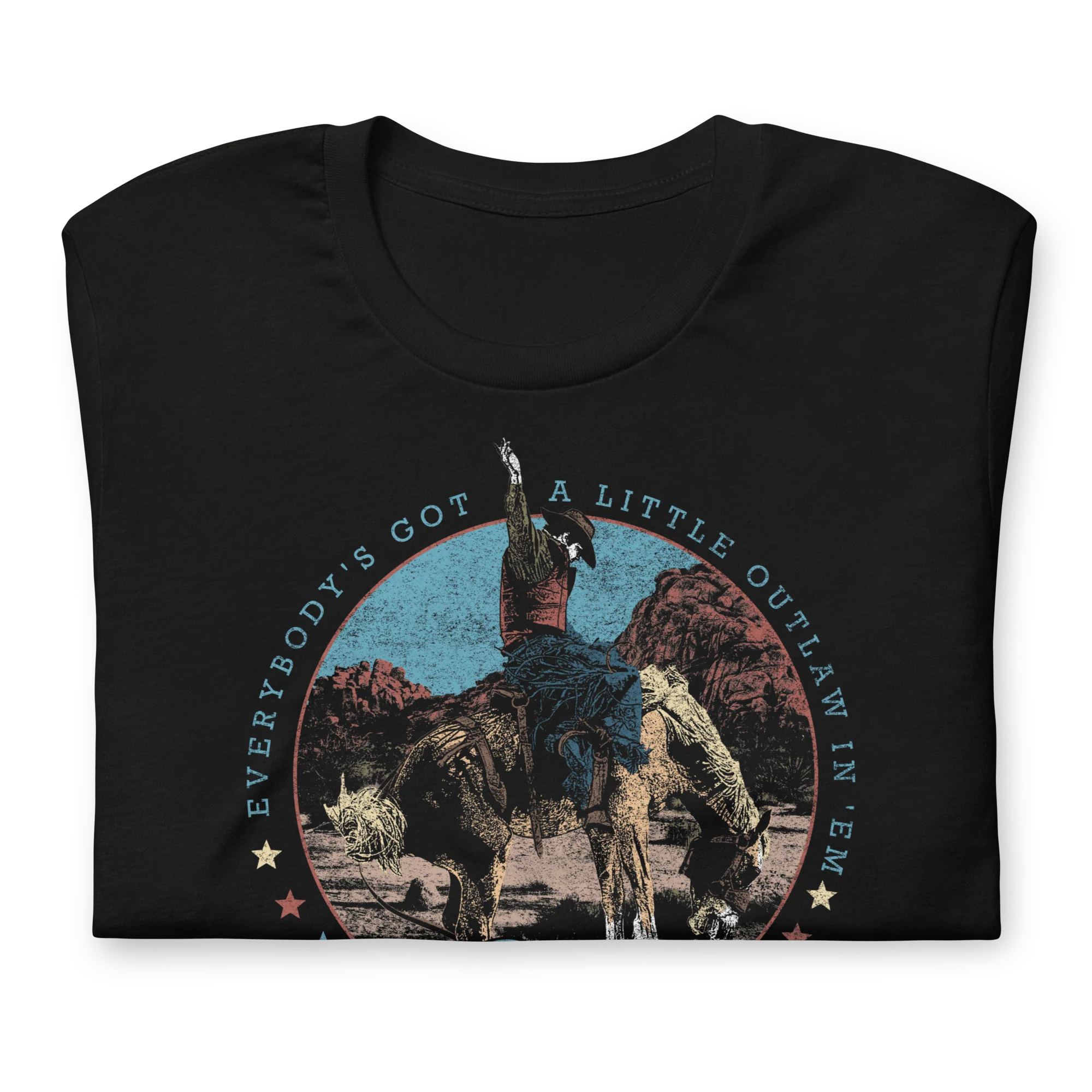 Waylon Jennings - A Little Outlaw in Em T-Shirt - Image 2