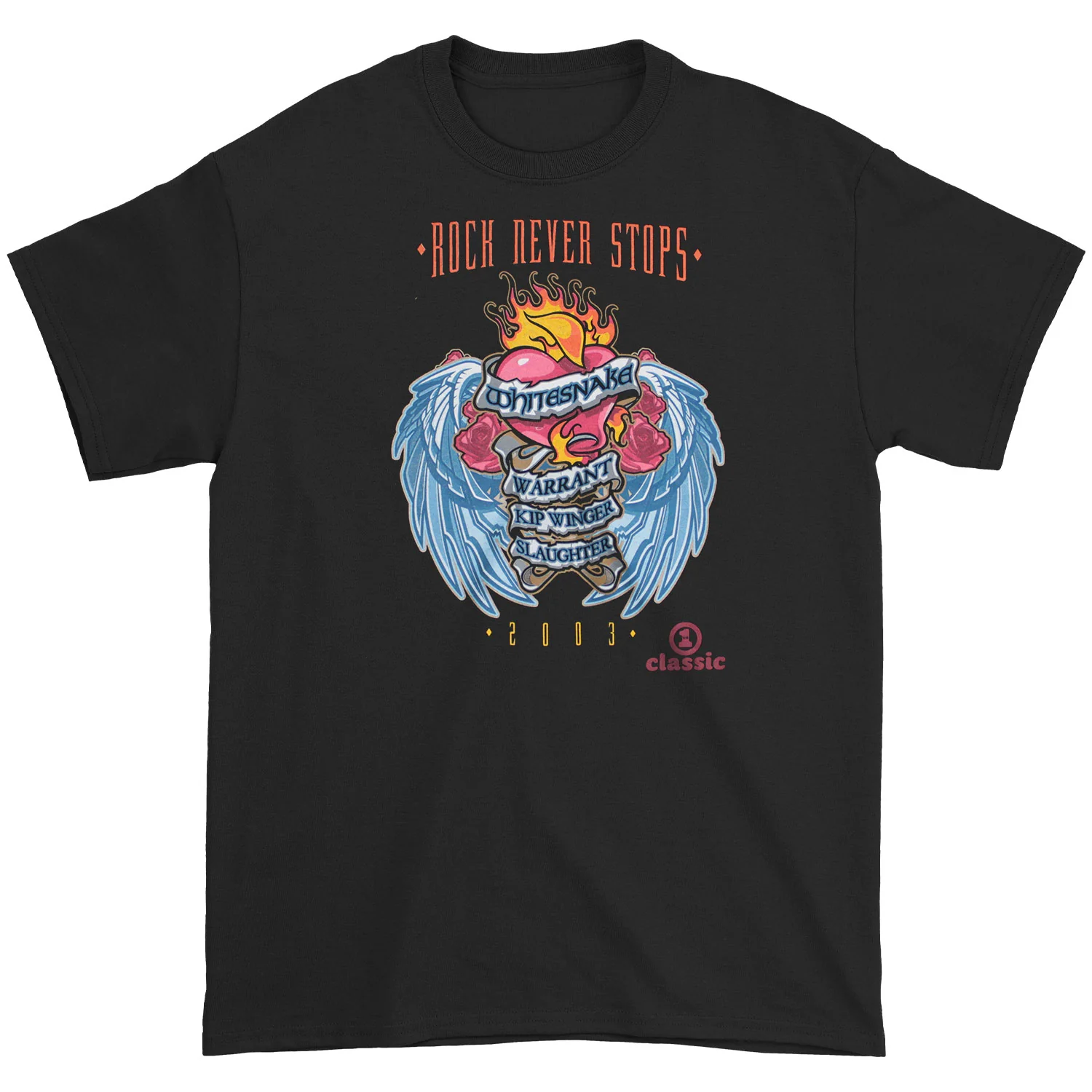 Rock Never Stops 2003 T-shirt