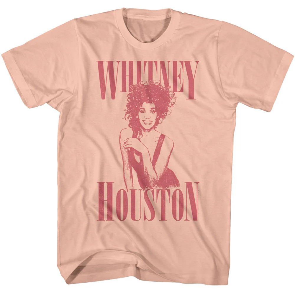 Whitney Houston Monochrome Whit T-shirt